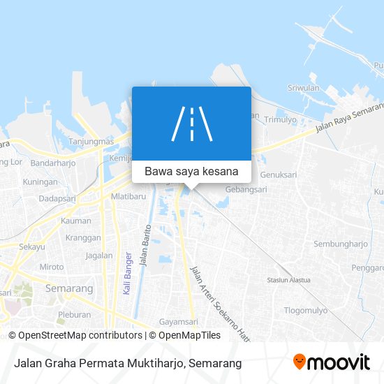 Peta Jalan Graha Permata Muktiharjo