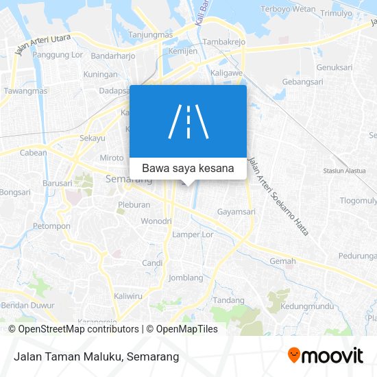 Peta Jalan Taman Maluku