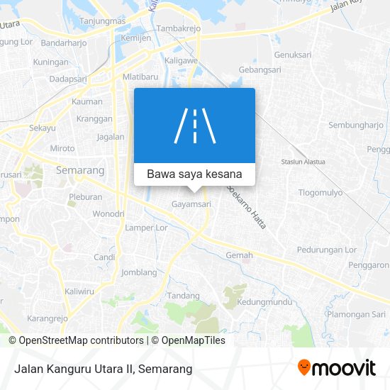 Peta Jalan Kanguru Utara II