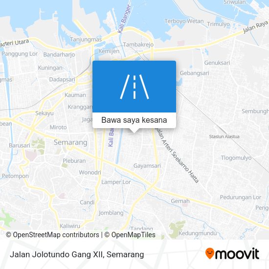 Peta Jalan Jolotundo Gang XII
