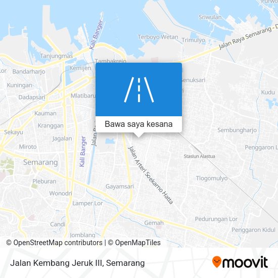 Peta Jalan Kembang Jeruk III
