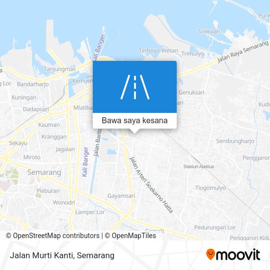 Peta Jalan Murti Kanti
