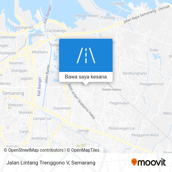 Peta Jalan Lintang Trenggono V