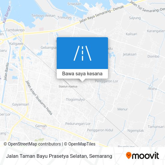 Peta Jalan Taman Bayu Prasetya Selatan