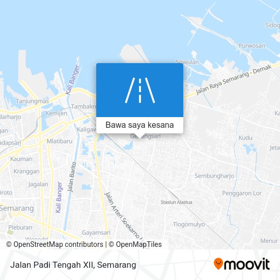 Peta Jalan Padi Tengah XII