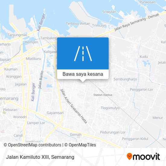 Peta Jalan Kamiluto XIII