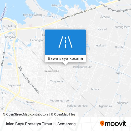 Peta Jalan Bayu Prasetya Timur II