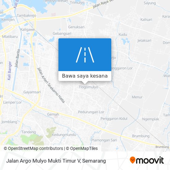 Peta Jalan Argo Mulyo Mukti Timur V