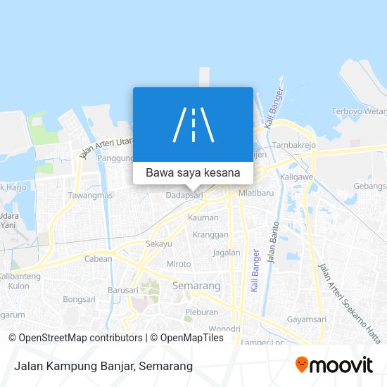 Peta Jalan Kampung Banjar