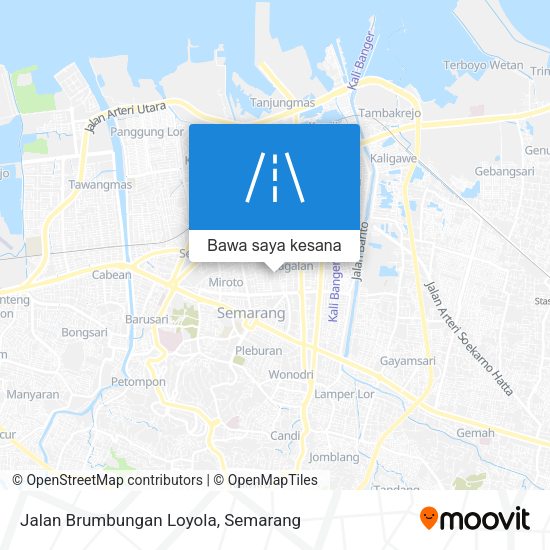 Peta Jalan Brumbungan Loyola