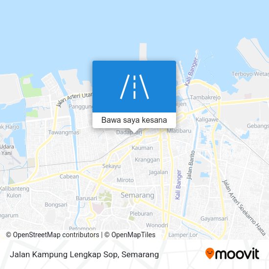 Peta Jalan Kampung Lengkap Sop