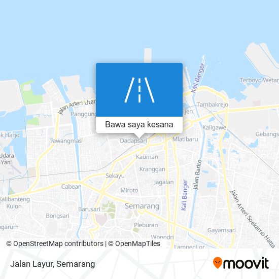 Peta Jalan Layur