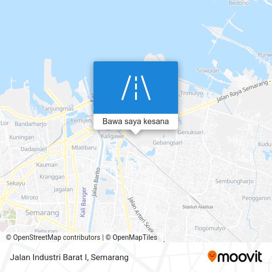 Peta Jalan Industri Barat I