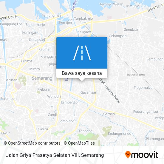 Peta Jalan Griya Prasetya Selatan VIII