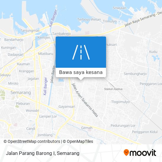 Peta Jalan Parang Barong I