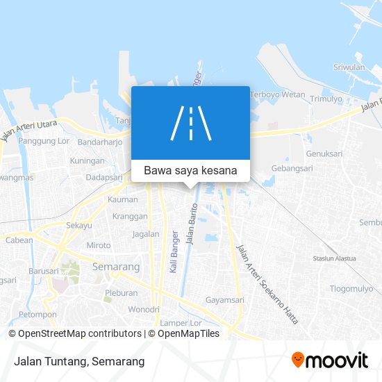 Peta Jalan Tuntang