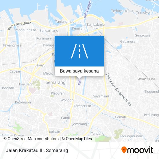 Peta Jalan Krakatau III