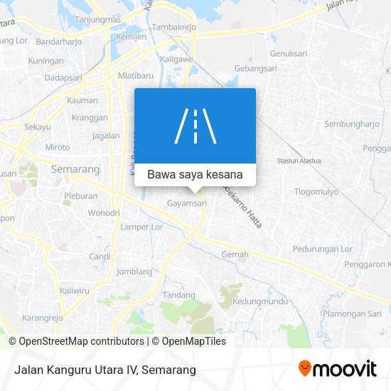 Peta Jalan Kanguru Utara IV