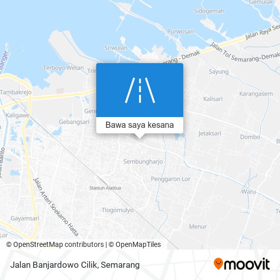 Peta Jalan Banjardowo Cilik