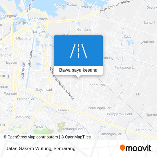 Peta Jalan Gasem Wulung