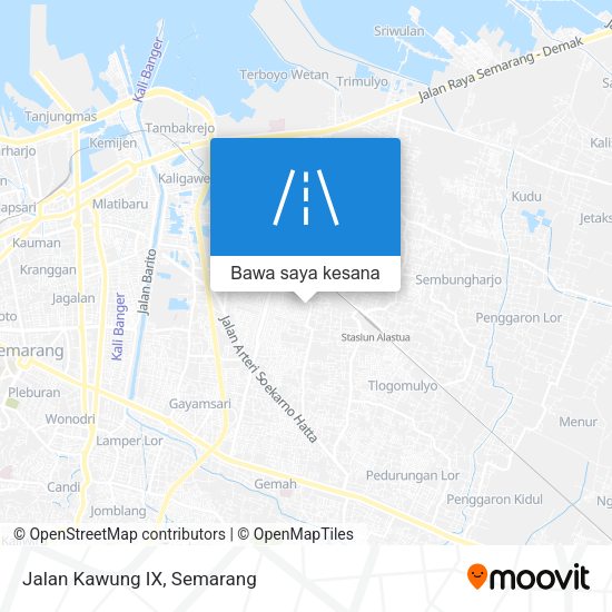 Peta Jalan Kawung IX