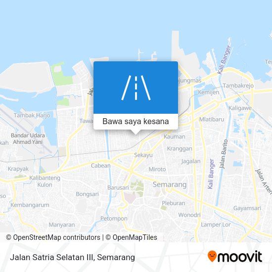 Peta Jalan Satria Selatan III