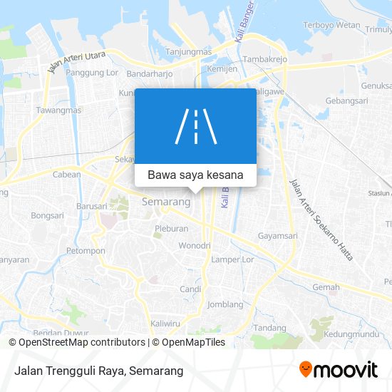 Peta Jalan Trengguli Raya