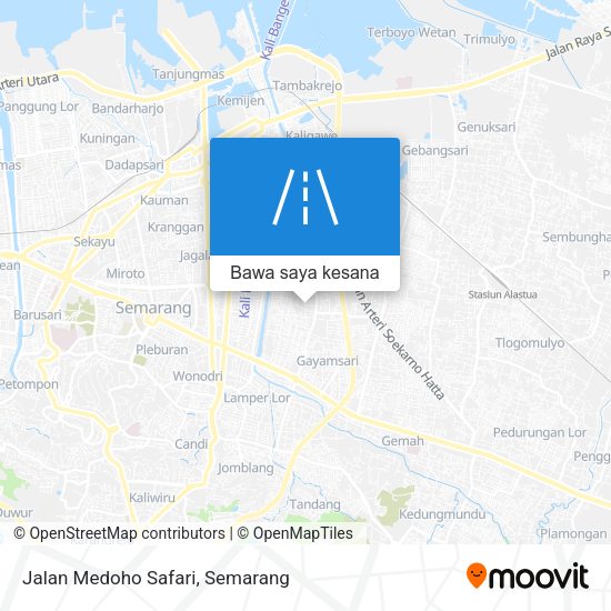 Peta Jalan Medoho Safari