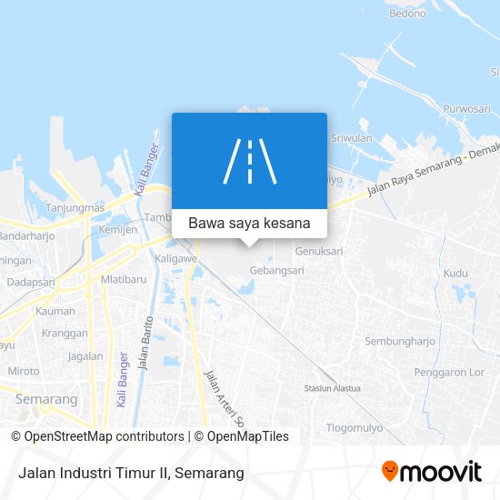 Peta Jalan Industri Timur II