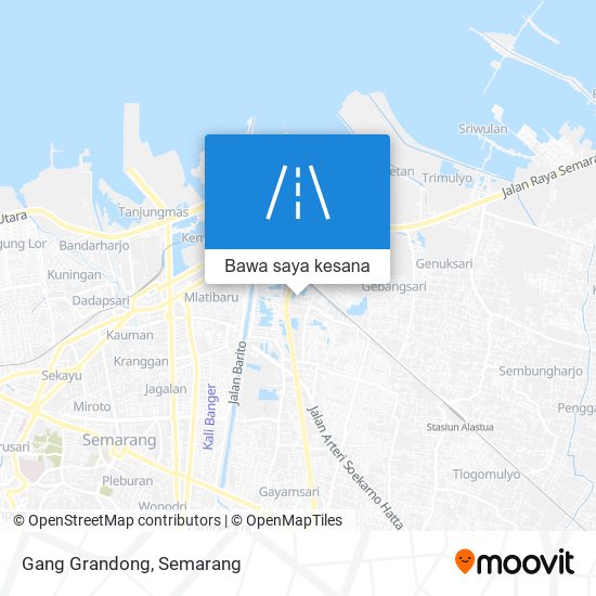 Peta Gang Grandong