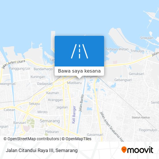 Peta Jalan Citandui Raya III