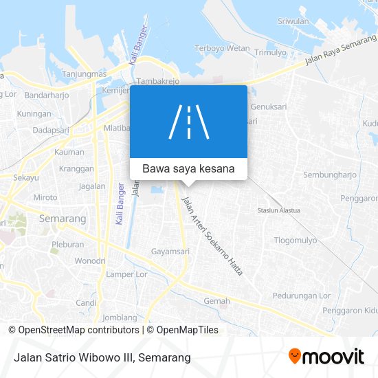 Peta Jalan Satrio Wibowo III
