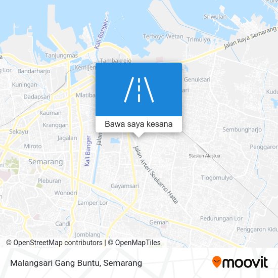 Peta Malangsari Gang Buntu