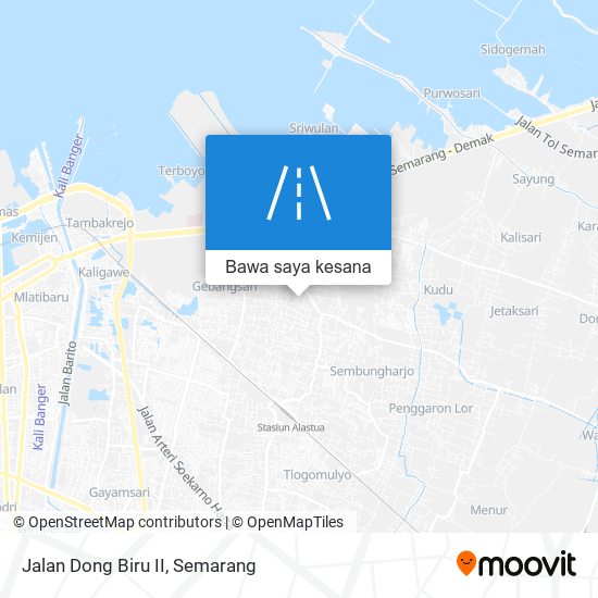 Peta Jalan Dong Biru II