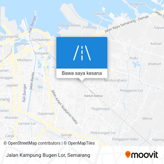 Peta Jalan Kampung Bugen Lor
