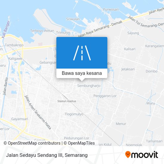 Peta Jalan Sedayu Sendang III