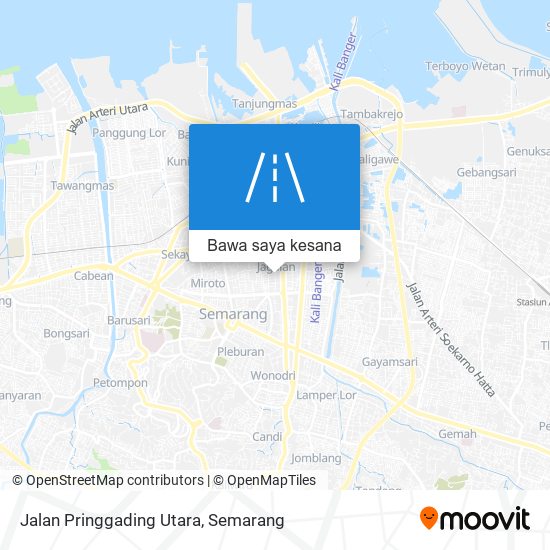 Peta Jalan Pringgading Utara