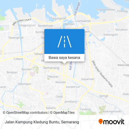Peta Jalan Kampung Kledung Buntu