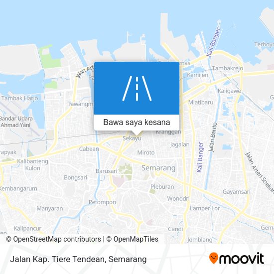 Peta Jalan Kap. Tiere Tendean