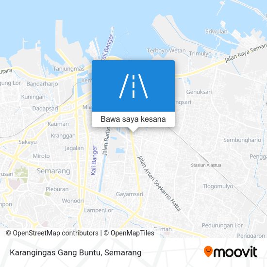 Peta Karangingas Gang Buntu