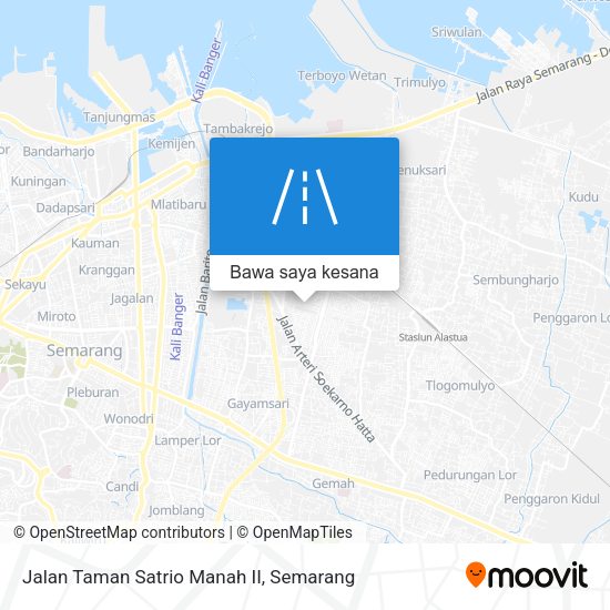 Peta Jalan Taman Satrio Manah II