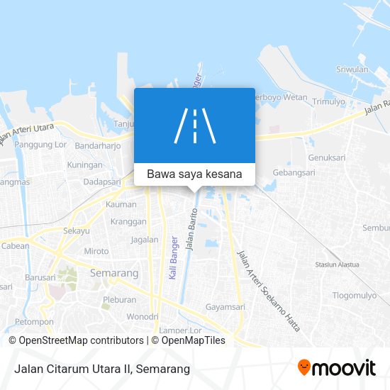 Peta Jalan Citarum Utara II