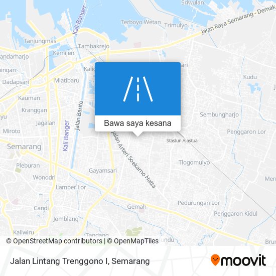 Peta Jalan Lintang Trenggono I