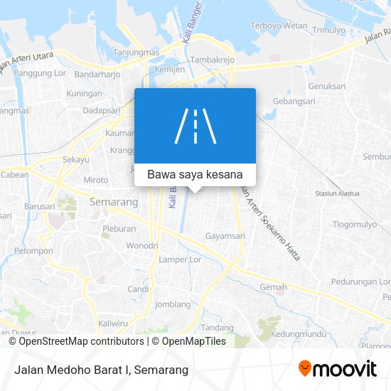 Peta Jalan Medoho Barat I