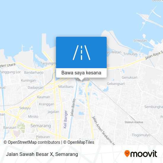 Peta Jalan Sawah Besar X