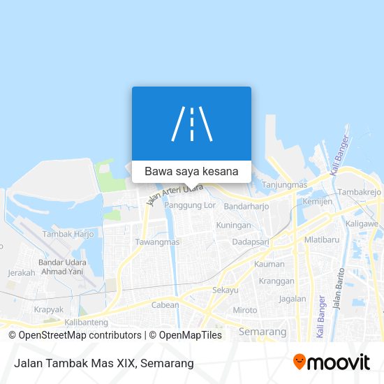 Peta Jalan Tambak Mas XIX