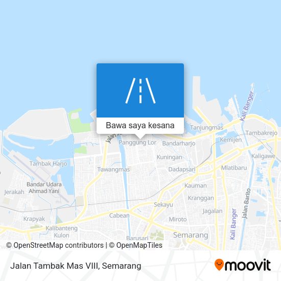 Peta Jalan Tambak Mas VIII