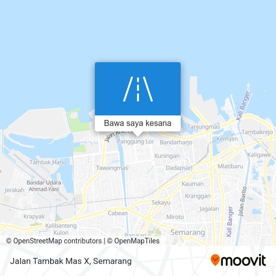 Peta Jalan Tambak Mas X