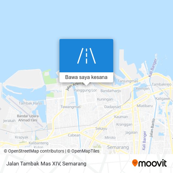 Peta Jalan Tambak Mas XIV