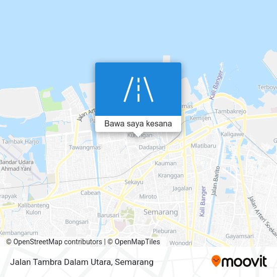Peta Jalan Tambra Dalam Utara